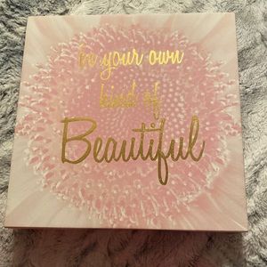 Wall Decor “be your own kind of beautiful”